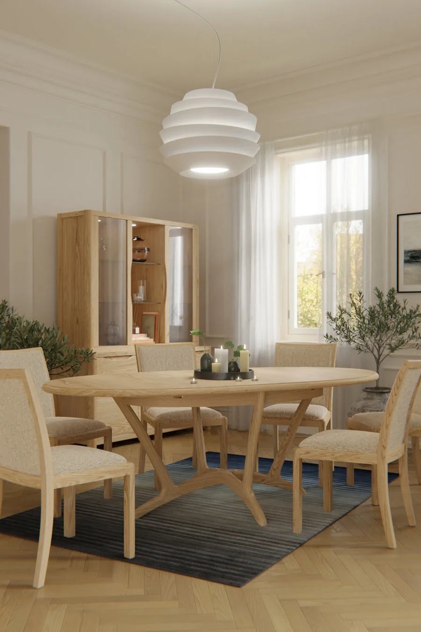 Stockholm Oval Extending Table by NOVOMERA
