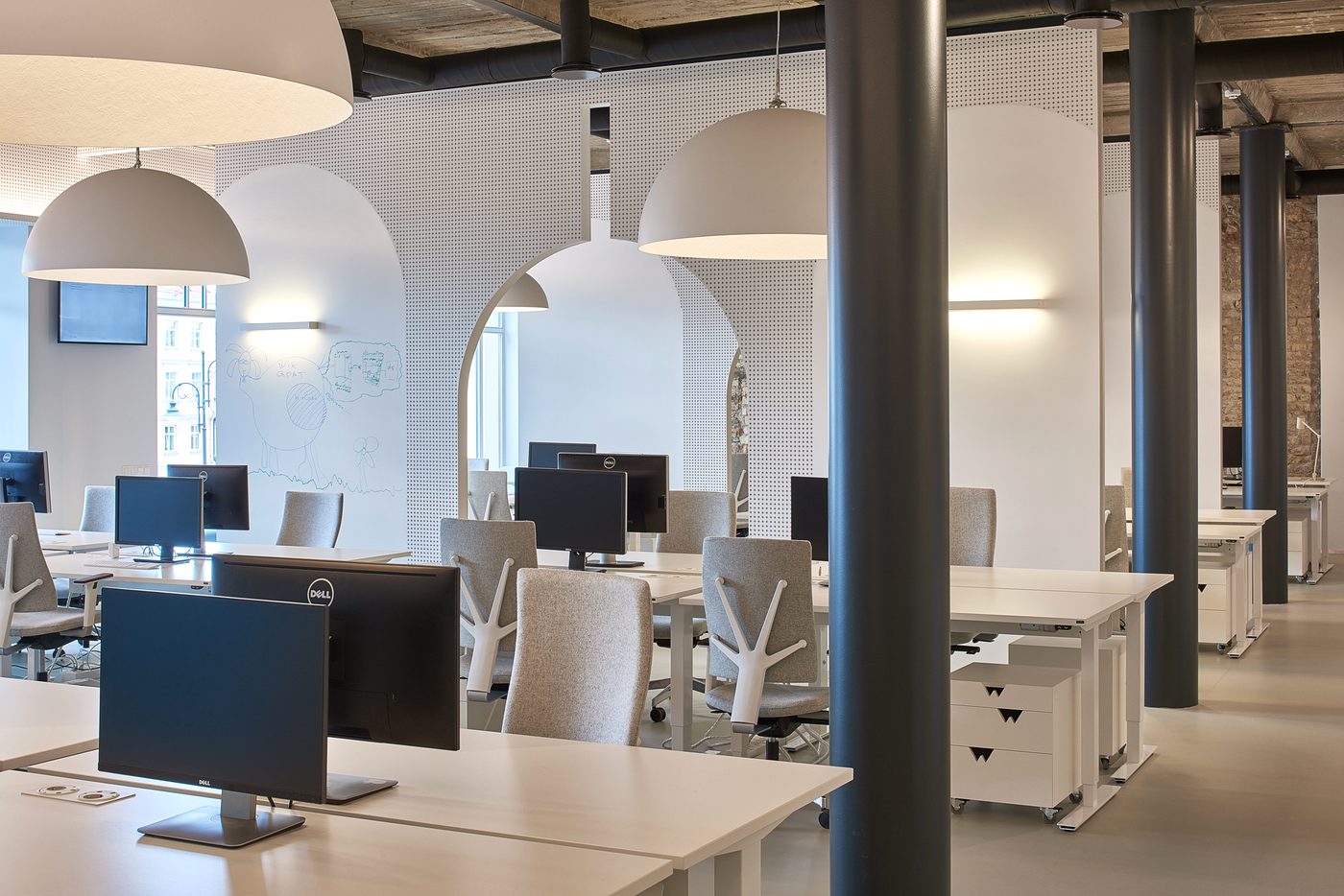 Wix offices — open-plan desks and workstations